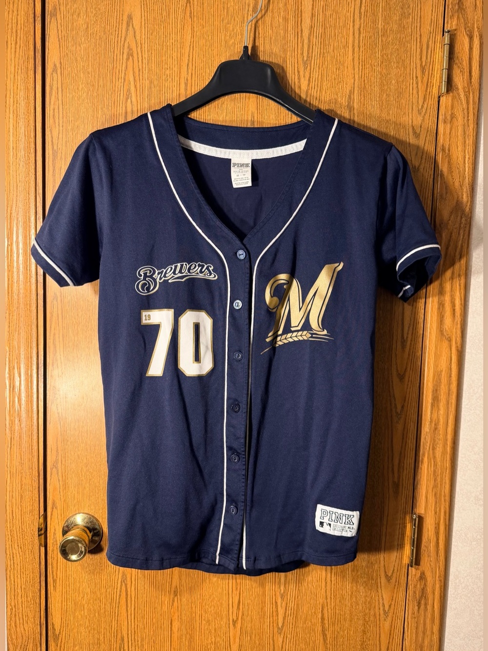 PINK Milwaukee Brewers Jersey Exclusive MLB Collection
